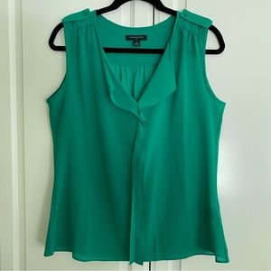 Banana Republic Sleeveless Blouse - Green - Size M